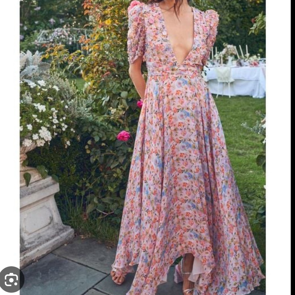 Loveshackfancy Akira dress in Confetti